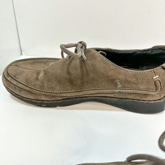 Teva Women’s Size 9 Brown Leather Nubuck Lace Up Convertible Shoe - Picture 7 of 16